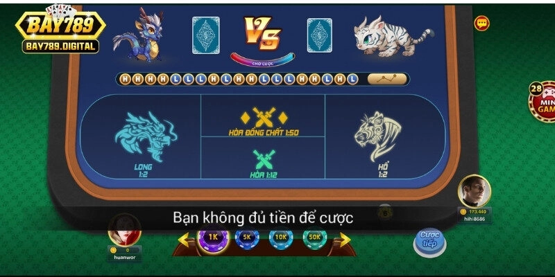 Mẹo đánh rồng hổ luôn về nhất