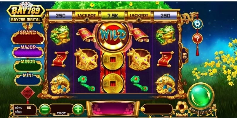 Người chơi cần quay ra đúng các biểu tượng theo quy tắc mới trúng thưởng