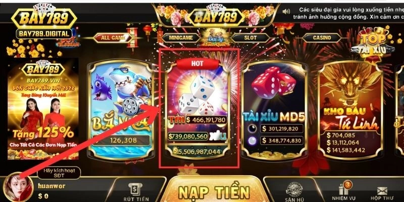 Cổng game cung cấp nhiều tính năng hỗ trợ hữu ích để đặt cược tài xỉu