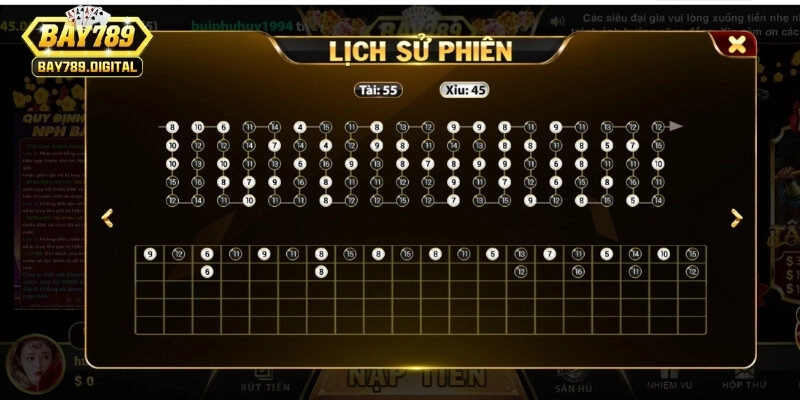 Tài xỉu Bay789 hỗ trợ nhiều tính năng đặt cược hữu ích